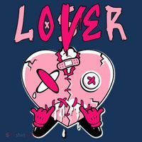 Low Triple Pink Tee Loser Lover Heart Dripping Triple Pink Women's Hoodie thumb 2