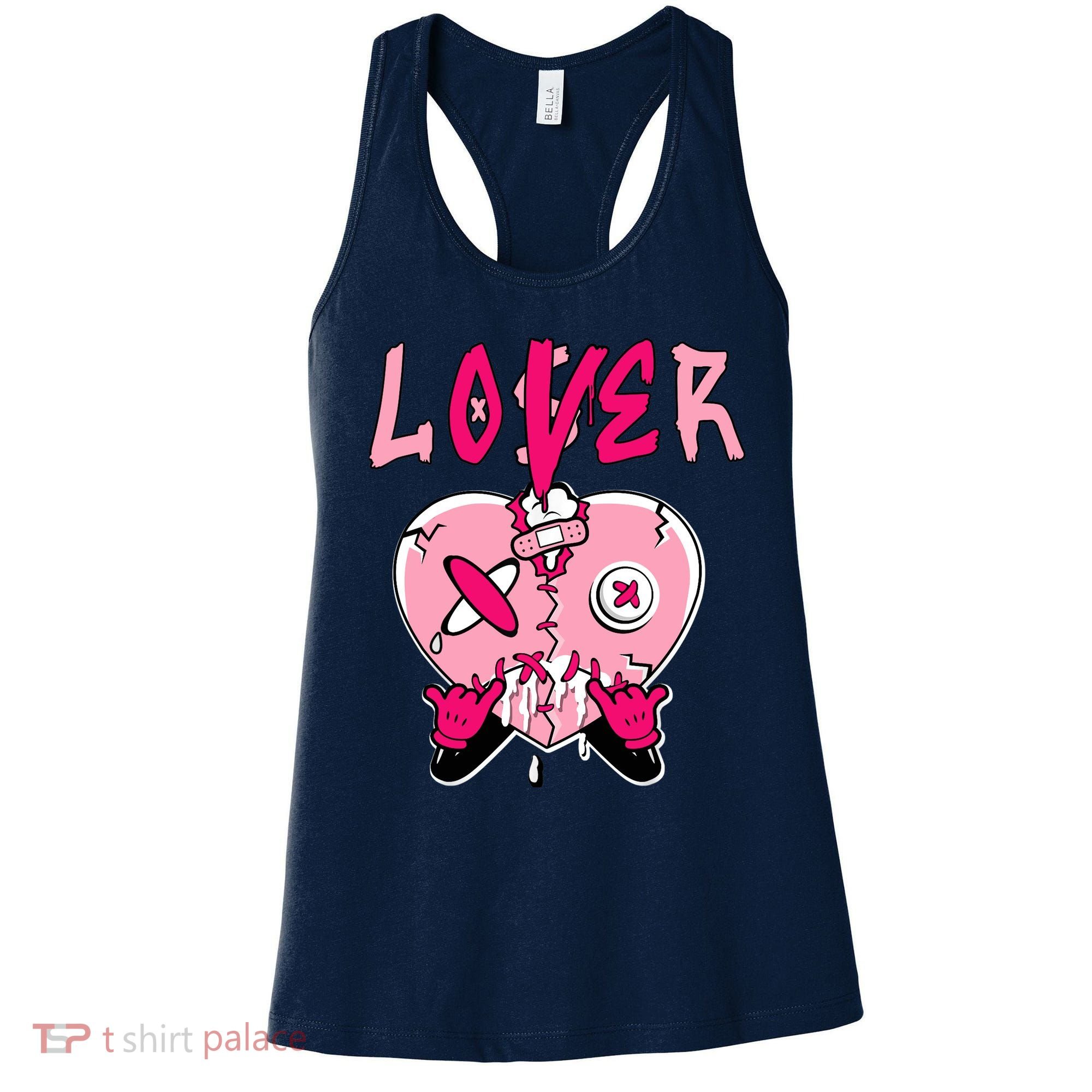 Low Triple Pink Tee Loser Lover Heart Dripping Triple Pink Women's Tank Top