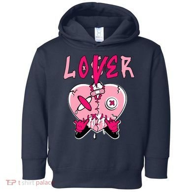 Low Triple Pink Tee Loser Lover Heart Dripping Triple Pink Toddler Hoodie