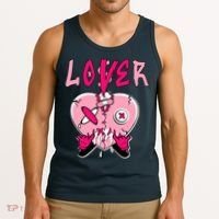 Low Triple Pink Tee Loser Lover Heart Dripping Triple Pink Tank Top thumb 3