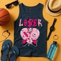 Low Triple Pink Tee Loser Lover Heart Dripping Triple Pink Tank Top thumb 4