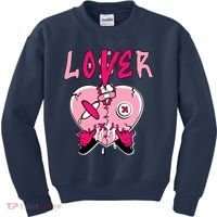Low Triple Pink Tee Loser Lover Heart Dripping Triple Pink Kids Sweatshirt thumb 0