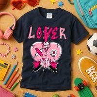 Low Triple Pink Tee Loser Lover Heart Dripping Triple Pink Kids T-Shirt thumb 3