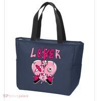 Low Triple Pink Tee Loser Lover Heart Dripping Triple Pink Tote Bag thumb 3