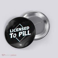 License to pill Pharmacy Pharmacist  Button thumb 0
