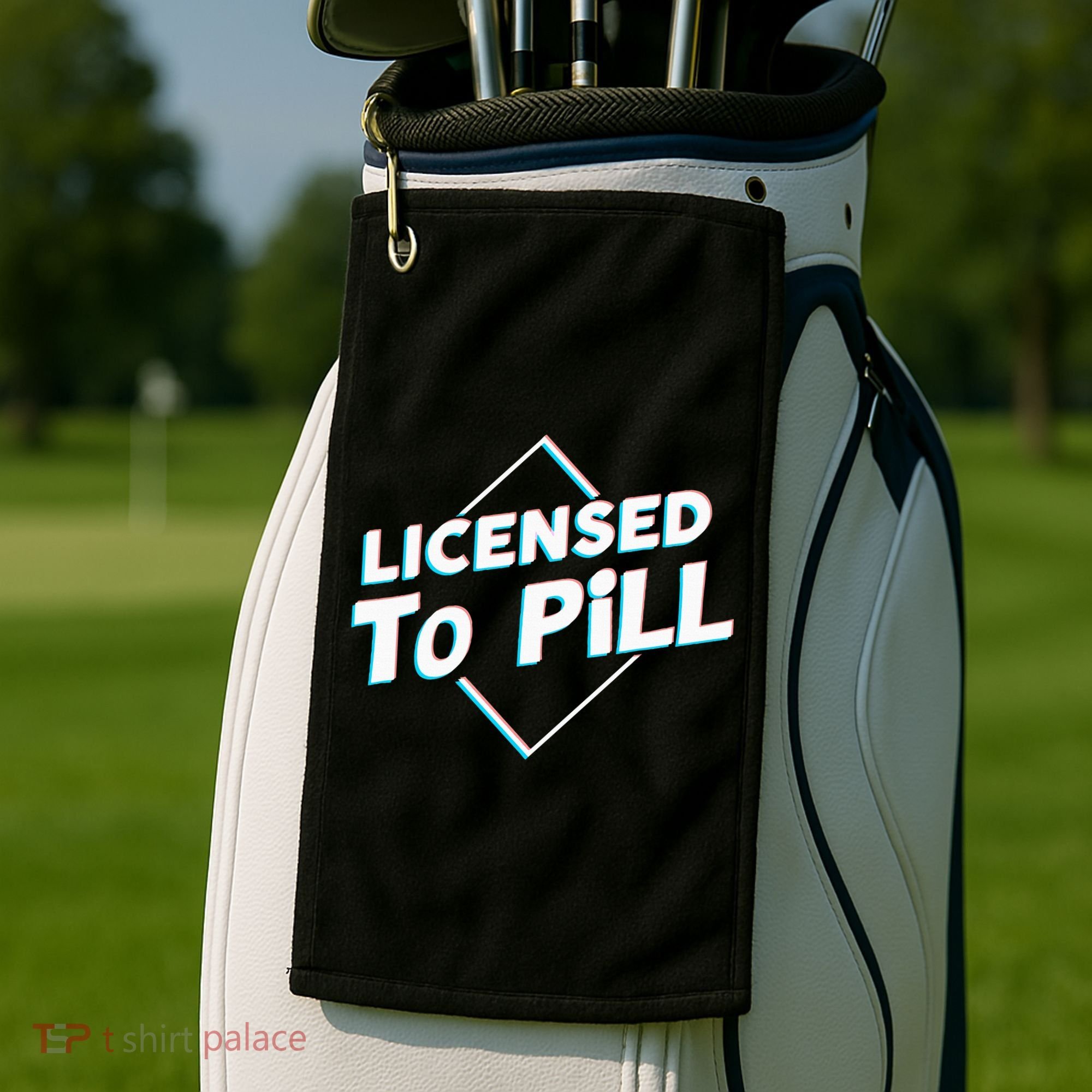 License to pill Pharmacy Pharmacist  Golf Towel