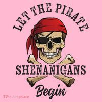 Let The Pirate Shenanigans Begin Funny Pirate Skull Skeleton Coaster thumb 2
