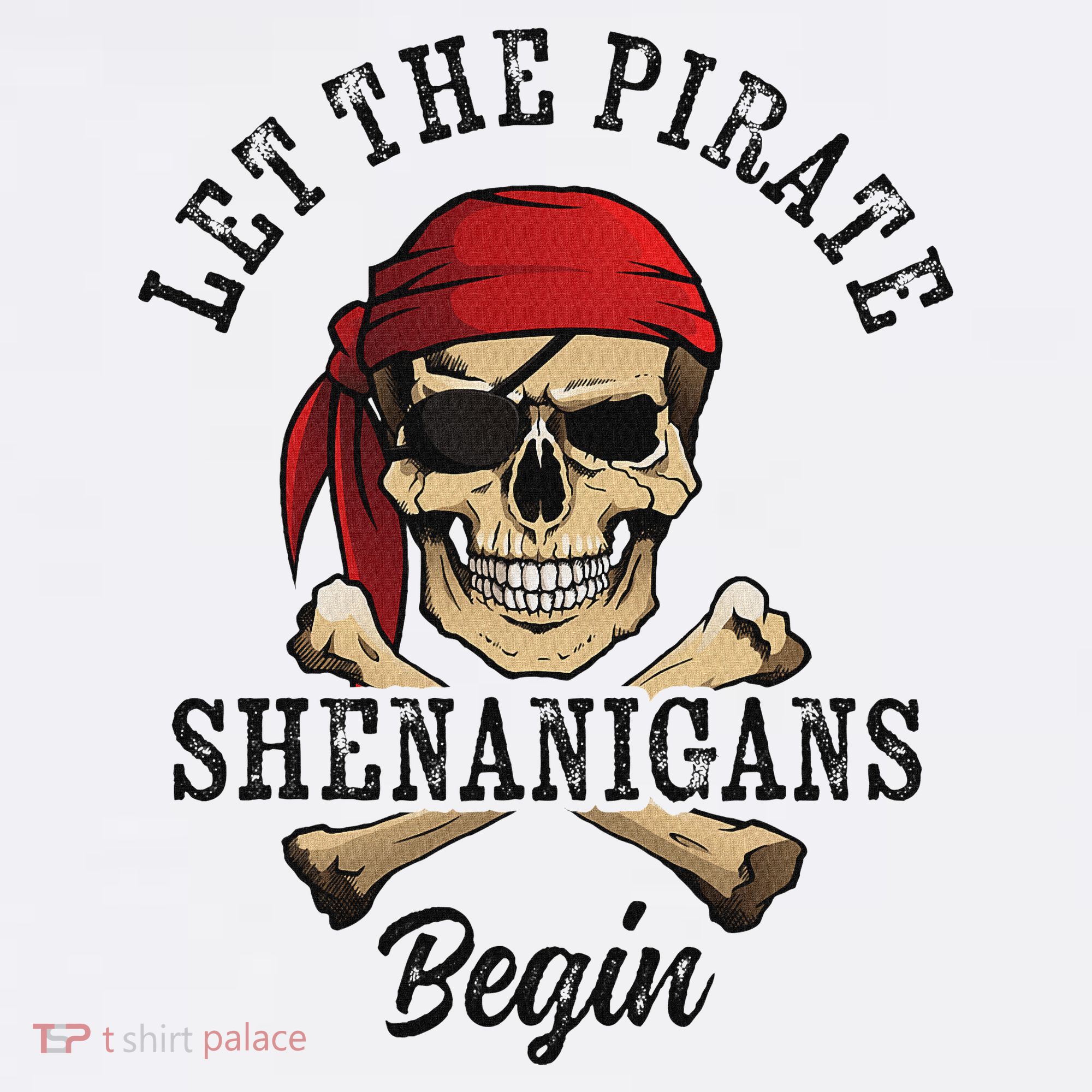 Let The Pirate Shenanigans Begin Funny Pirate Skull Skeleton Apron
