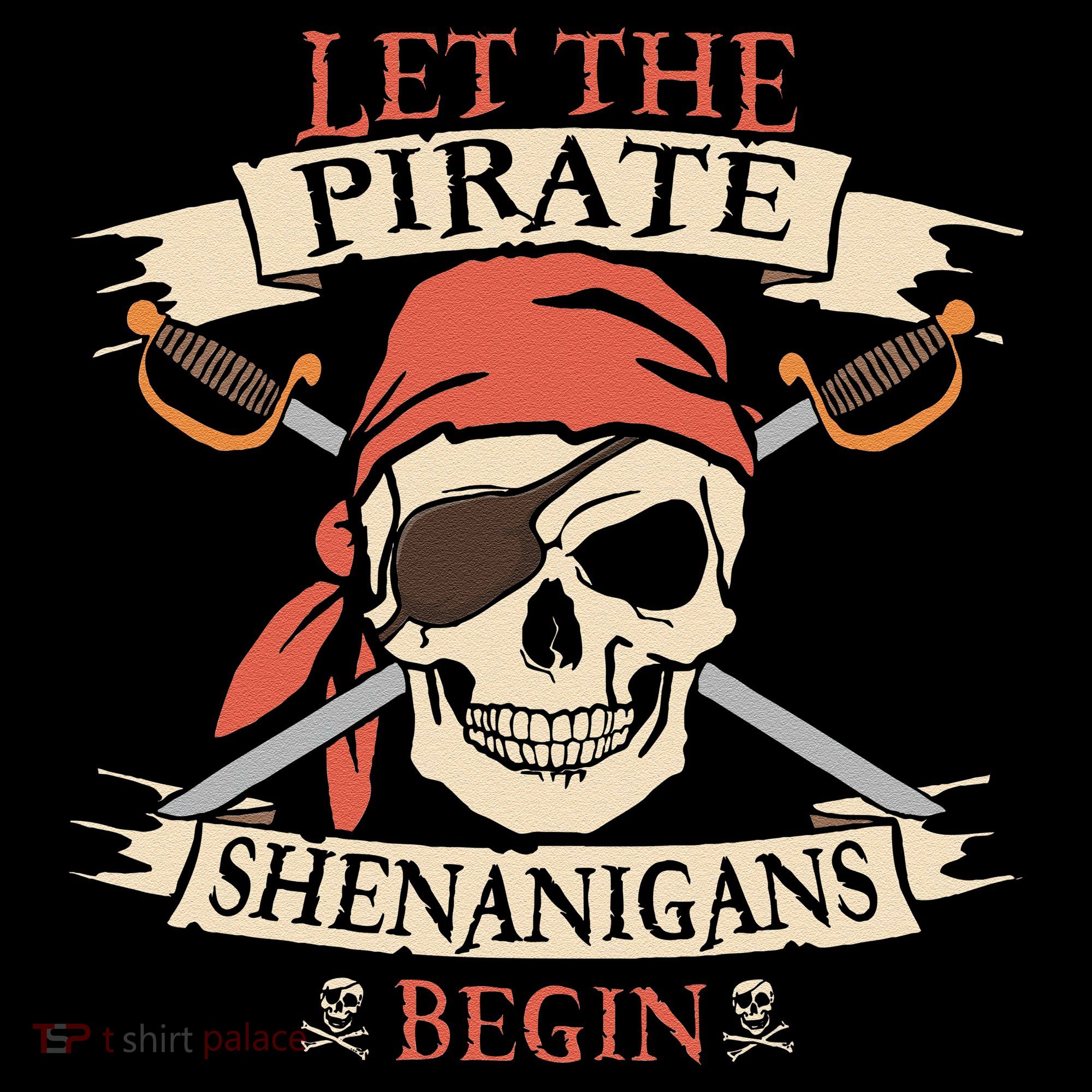 Let The Pirate Shenanigans Begin Halloween Skull Bandana Coffee Mug