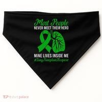 Lung Transplant Recipient Lung Transplant Survivor USA-Made Doggie Bandana thumb 0