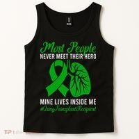 Lung Transplant Recipient Lung Transplant Survivor Tank Top thumb 2
