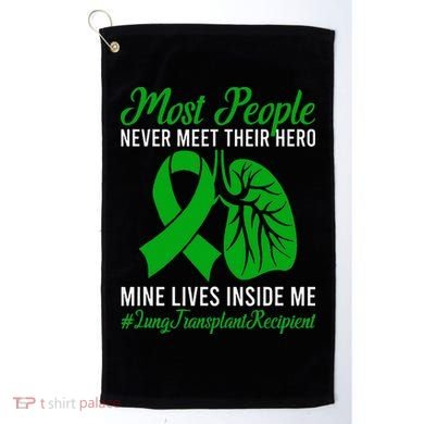 Lung Transplant Recipient Lung Transplant Survivor Golf Towel