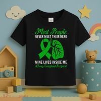 Lung Transplant Recipient Lung Transplant Survivor Toddler T-Shirt thumb 3