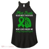 Lung Transplant Recipient Lung Transplant Survivor Women's Perfect Tri Rocker Tank thumb 0
