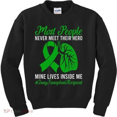 Lung Transplant Recipient Lung Transplant Survivor Kids Sweatshirt