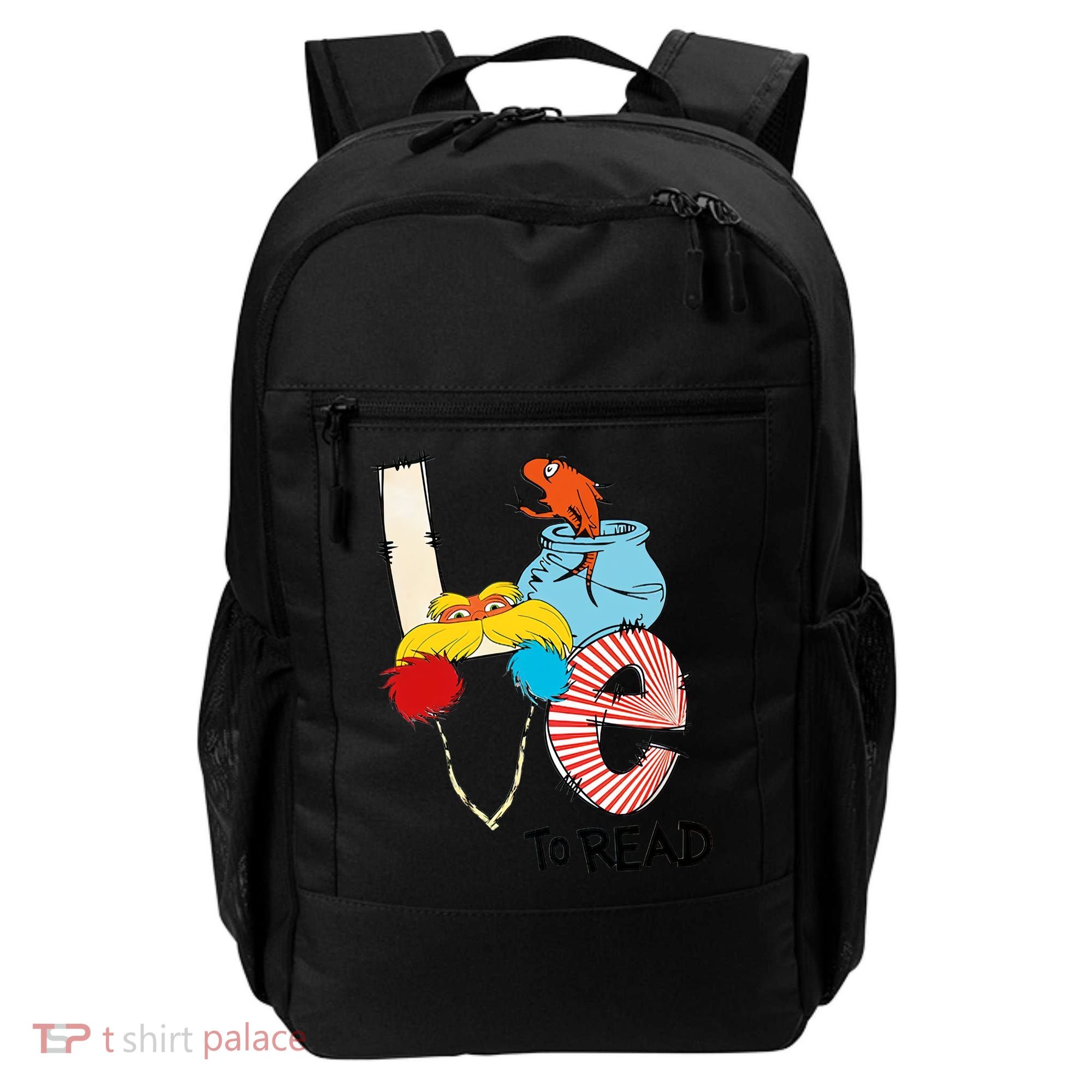 Love To Read Day Teacher Life Read Across America Day Backpack