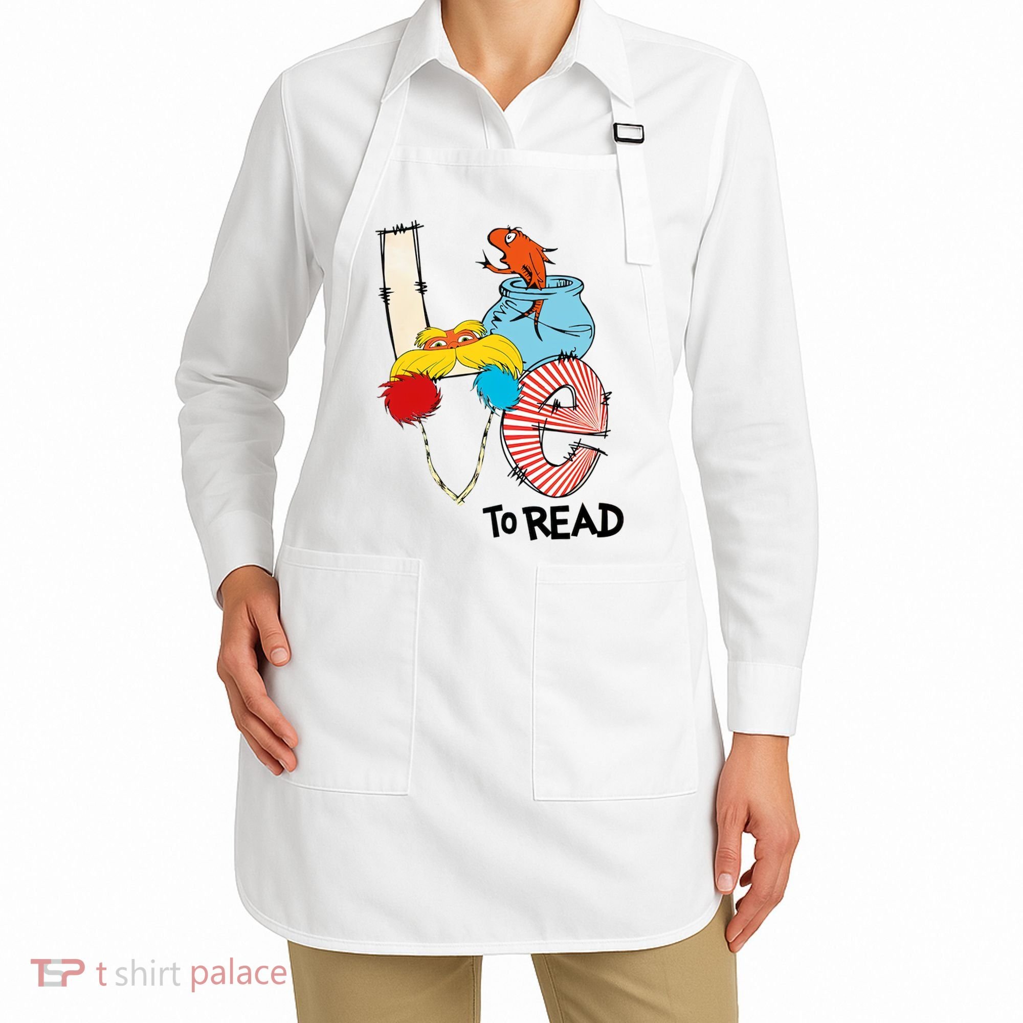 Love To Read Day Teacher Life Read Across America Day Apron