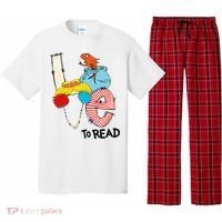 Love To Read Day Teacher Life Read Across America Day Pajama Set thumb 0