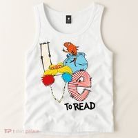 Love To Read Day Teacher Life Read Across America Day Tank Top thumb 2