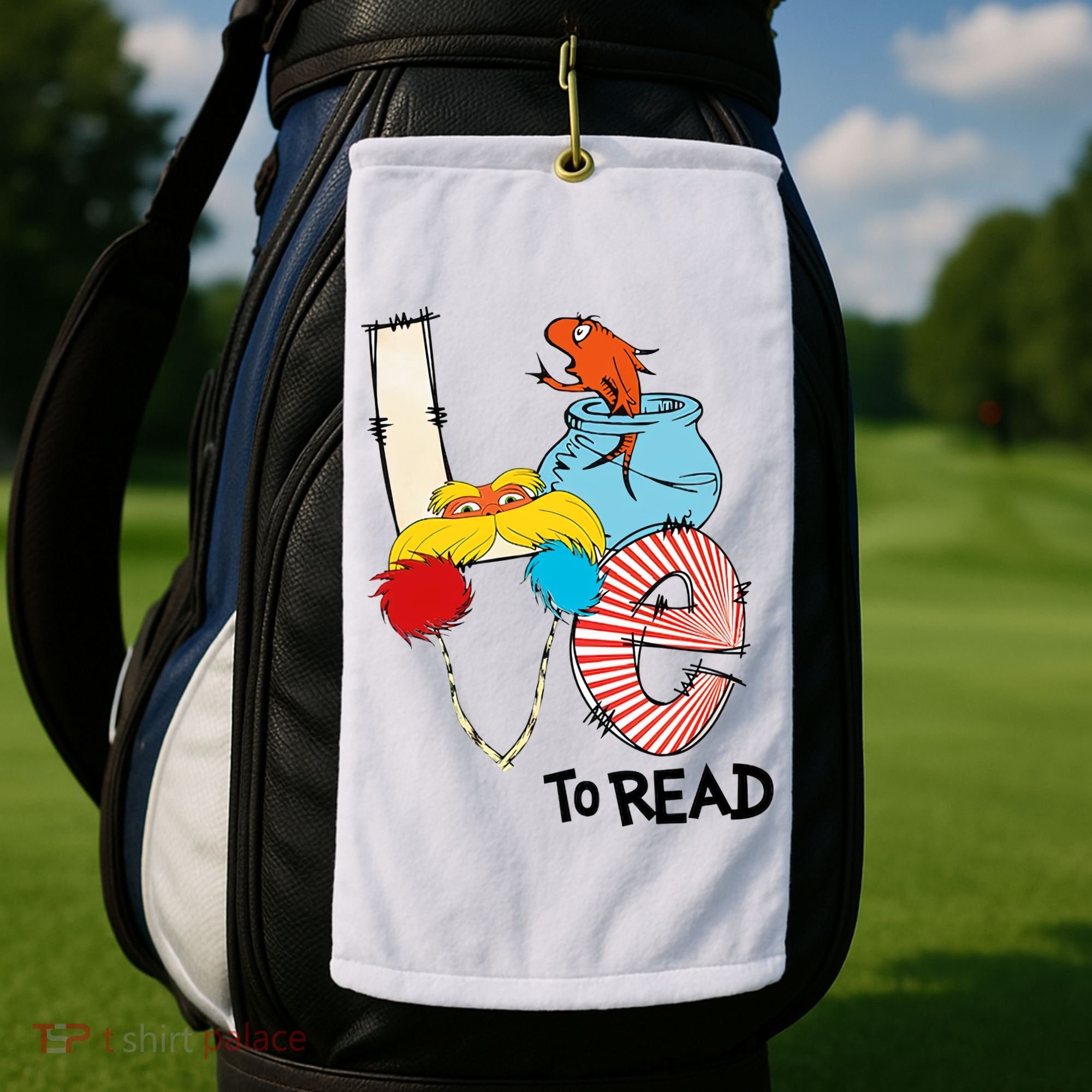 Love To Read Day Teacher Life Read Across America Day Golf Towel