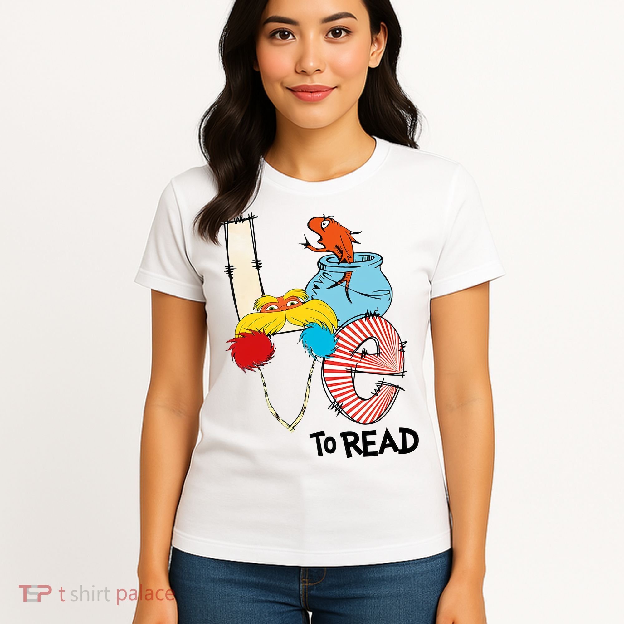 Love To Read Day Teacher Life Read Across America Day Women's T-Shirt