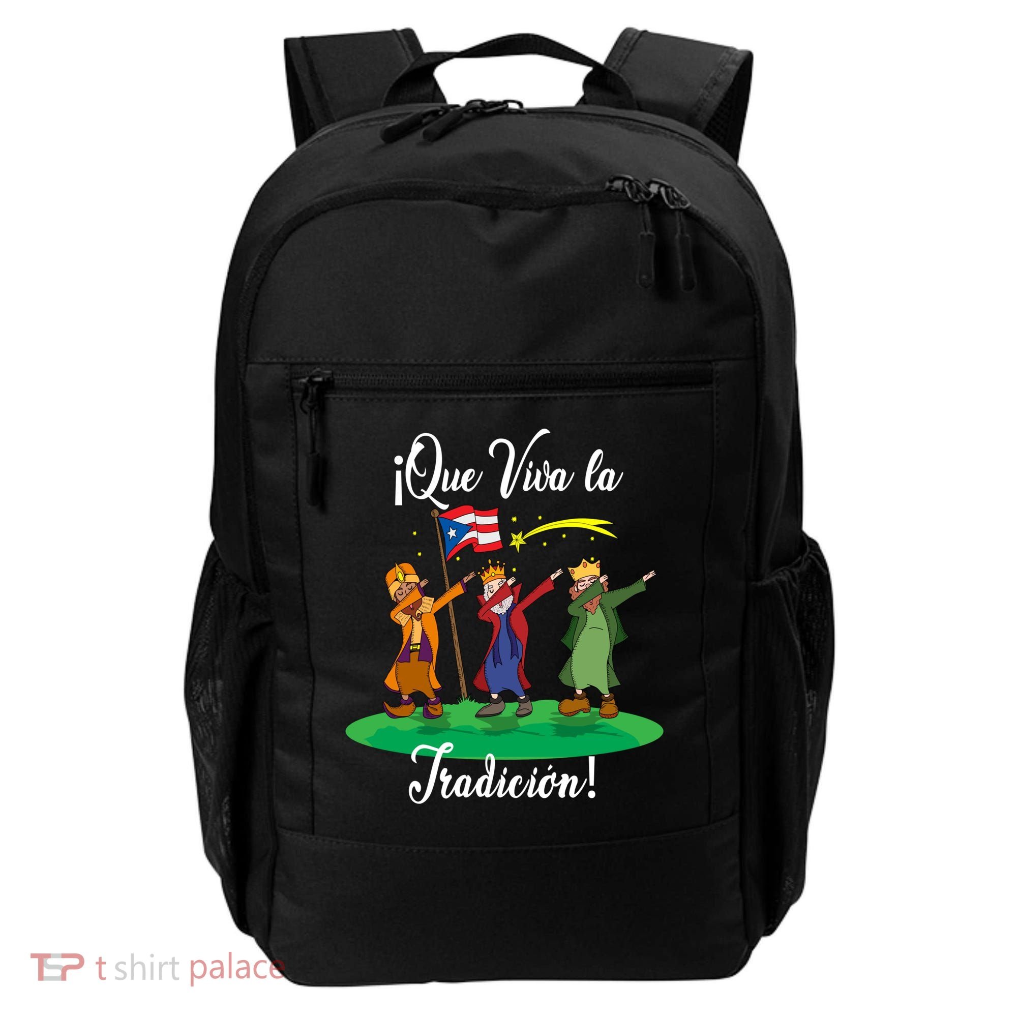 Los Tres Reyes Magos Three Wise Kings Dabbing Christmas Funny Gift Backpack