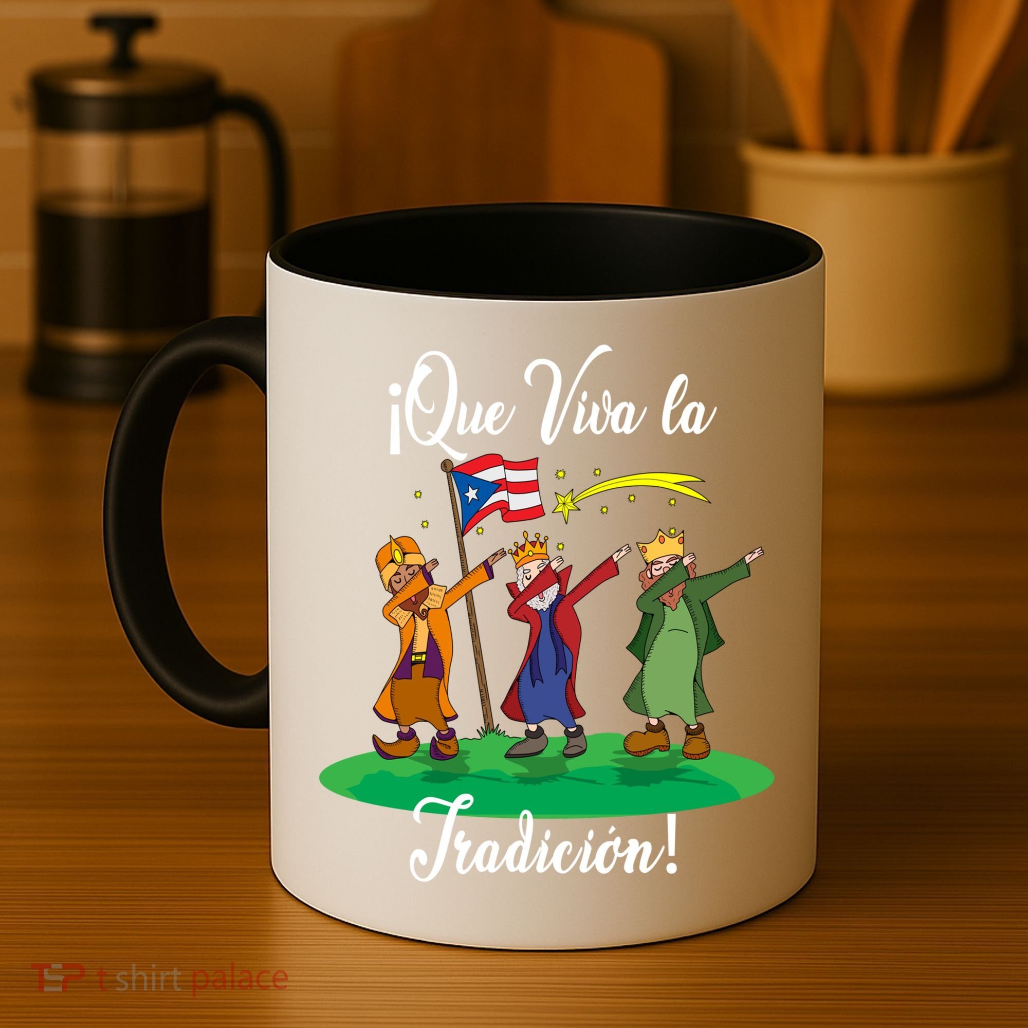 Los Tres Reyes Magos Three Wise Kings Dabbing Christmas Funny Gift Coffee Mug