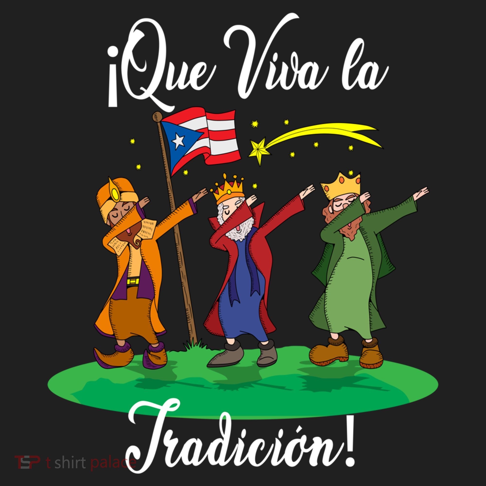 Los Tres Reyes Magos Three Wise Kings Dabbing Christmas Funny Gift Golf Towel