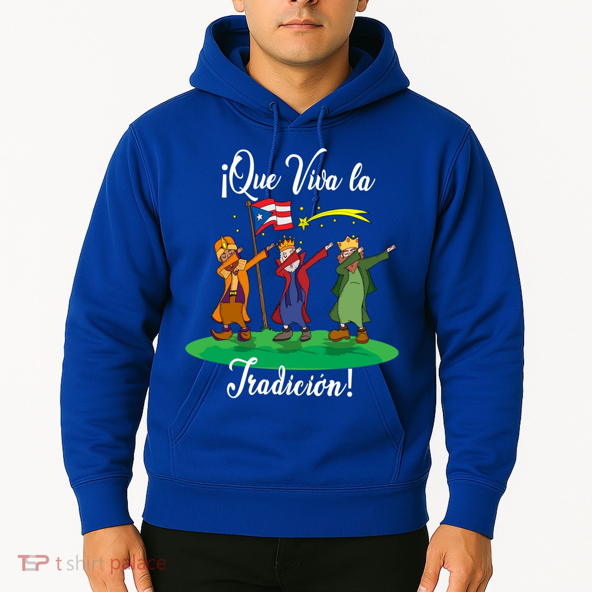Los Tres Reyes Magos Three Wise Kings Dabbing Christmas Funny Gift Hoodie