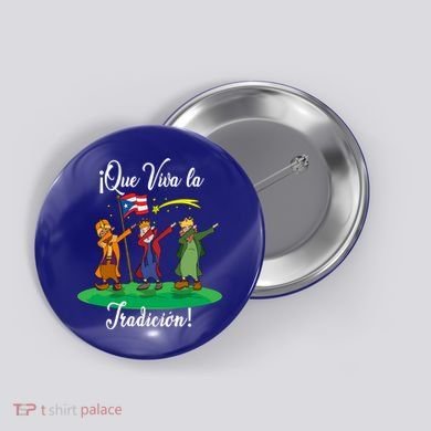 Los Tres Reyes Magos Three Wise Kings Dabbing Christmas Funny Gift Button