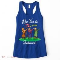 Los Tres Reyes Magos Three Wise Kings Dabbing Christmas Funny Gift Women's Tank Top thumb 0