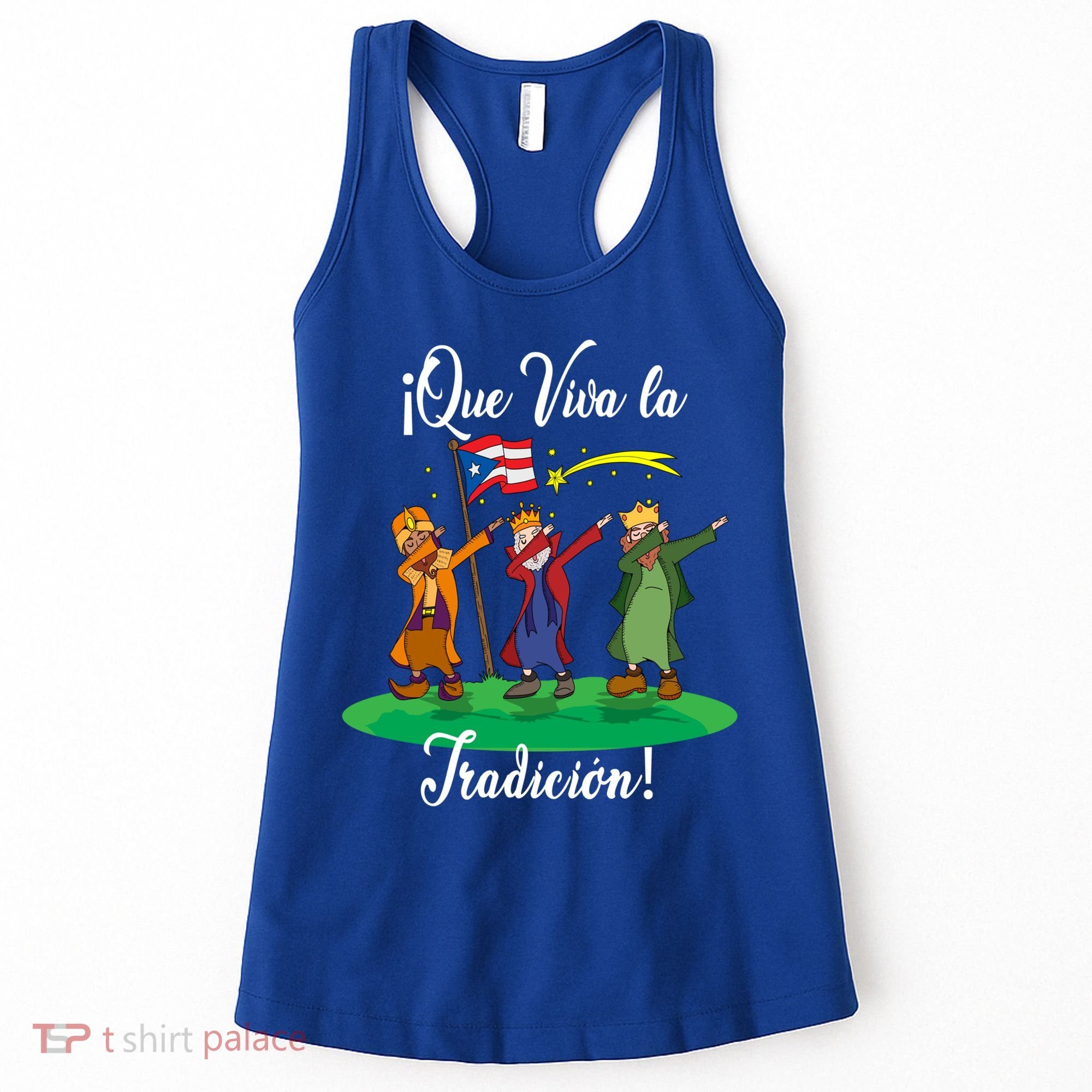 Los Tres Reyes Magos Three Wise Kings Dabbing Christmas Funny Gift Women's Tank Top