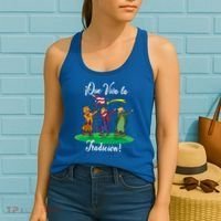 Los Tres Reyes Magos Three Wise Kings Dabbing Christmas Funny Gift Women's Tank Top thumb 2