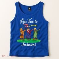 Los Tres Reyes Magos Three Wise Kings Dabbing Christmas Funny Gift Tank Top thumb 2