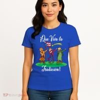 Los Tres Reyes Magos Three Wise Kings Dabbing Christmas Funny Gift Women's T-Shirt thumb 4