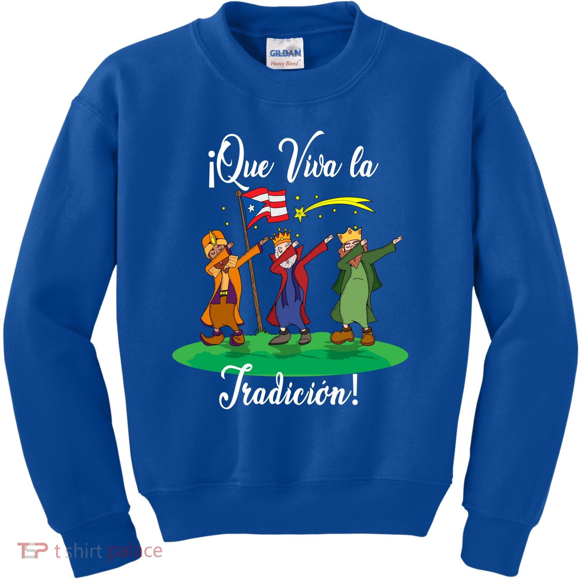 Los Tres Reyes Magos Three Wise Kings Dabbing Christmas Funny Gift Kids Sweatshirt