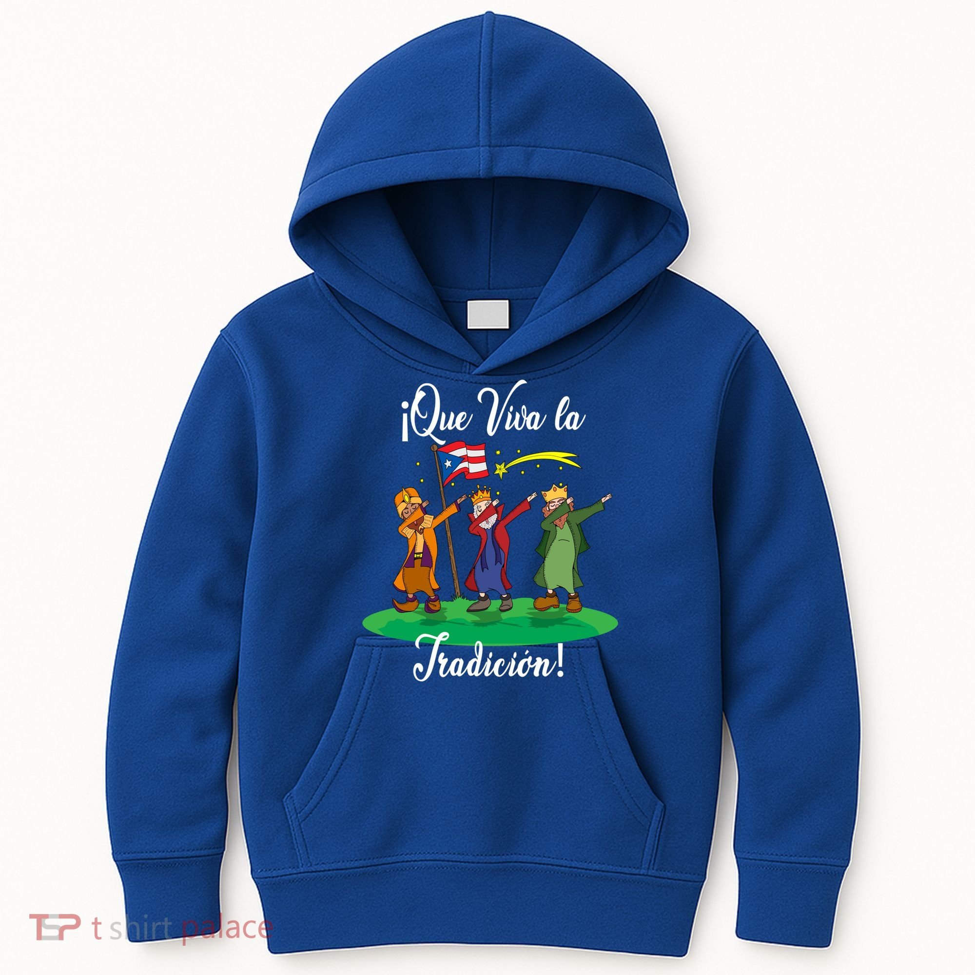 Los Tres Reyes Magos Three Wise Kings Dabbing Christmas Funny Gift Kids Hoodie