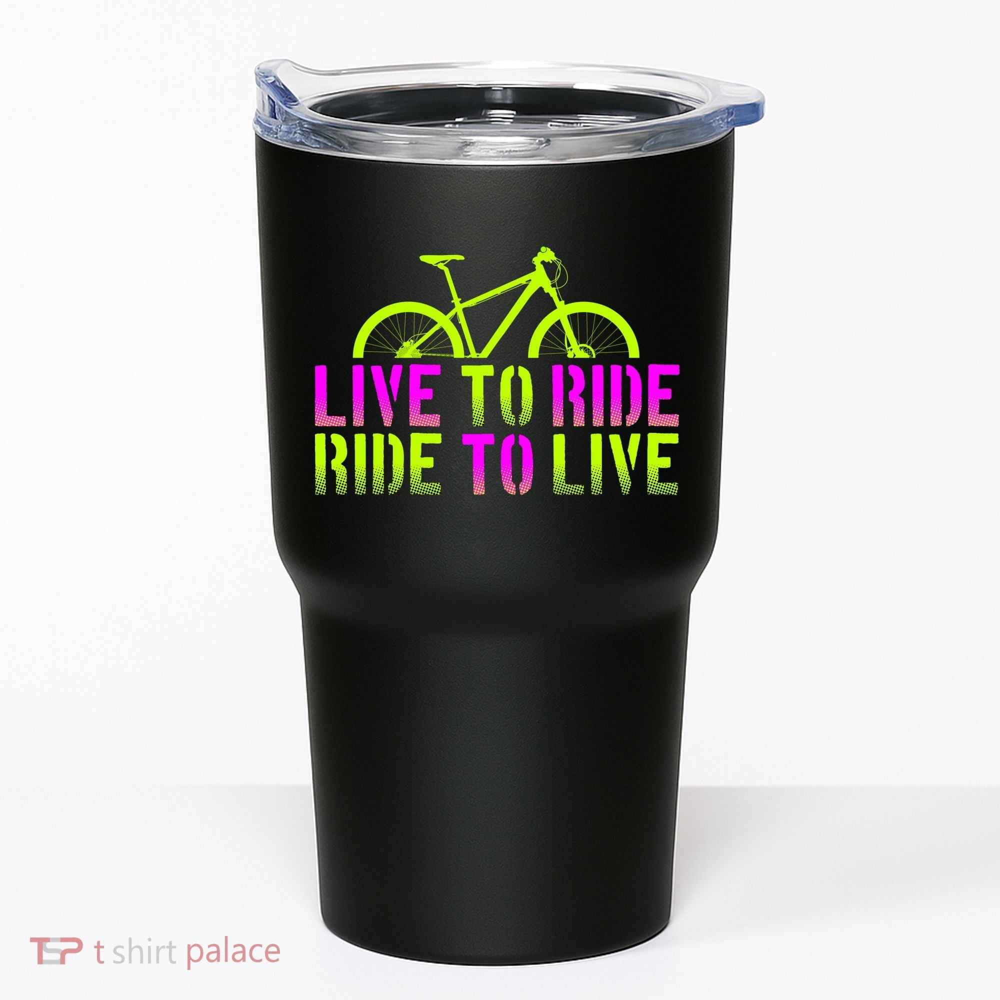 Live To Ride Ride To Live Bike Tumbler