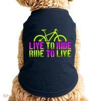 Live To Ride Ride To Live Bike Doggie Tank thumb 0
