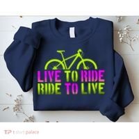 Live To Ride Ride To Live Bike Sweatshirt thumb 2