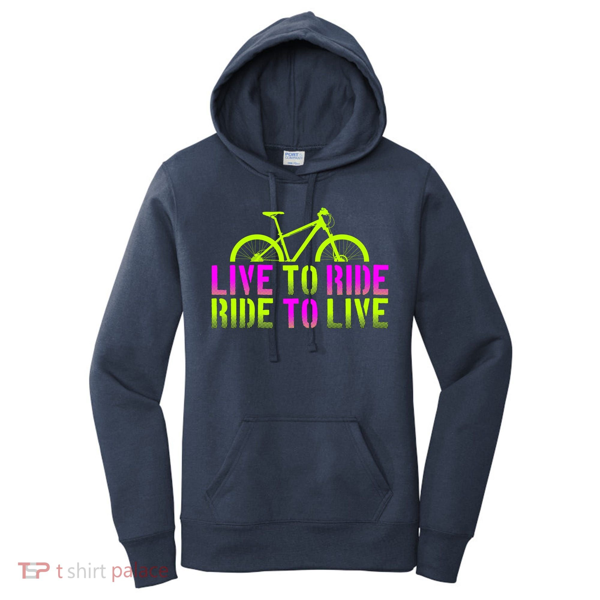 Live To Ride Ride To Live Bike Women's Hoodie