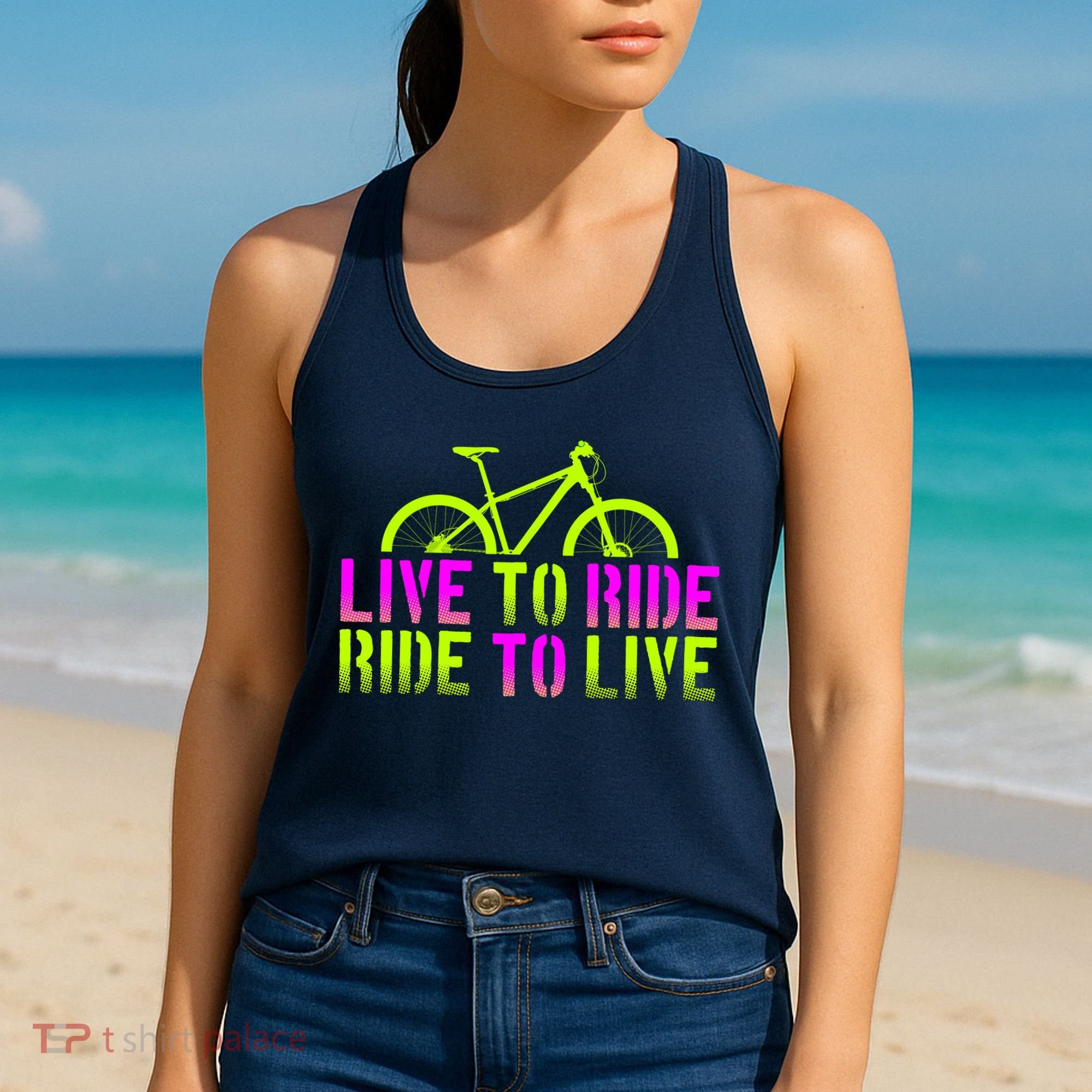 Live To Ride Ride To Live Bike Women's Tank Top