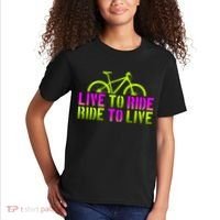 Live To Ride Ride To Live Bike Kids T-Shirt thumb 2