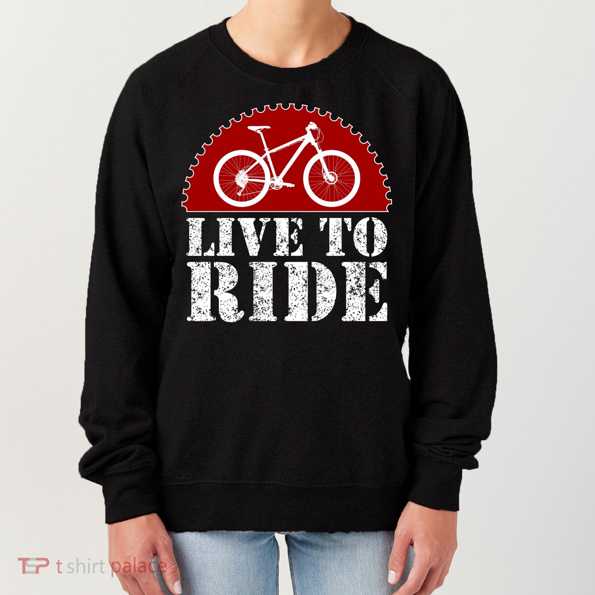 Live To Ride Biking Women's Sweatshirt