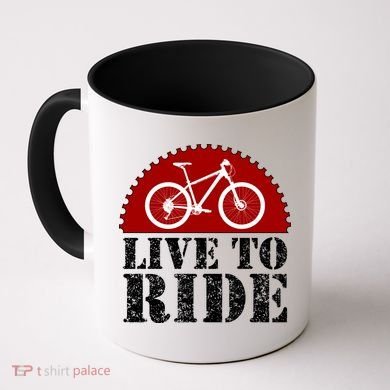 Live To Ride Biking Coffee Mug