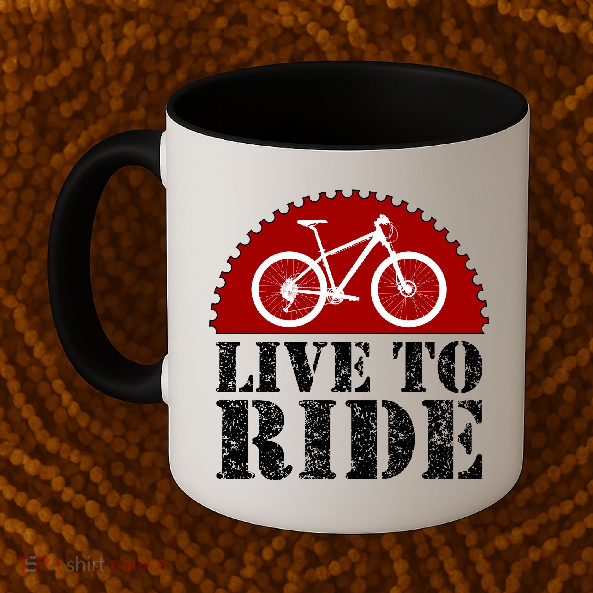 Live To Ride Biking Coffee Mug