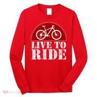 Live To Ride Biking Long Sleeve Shirt thumb 0