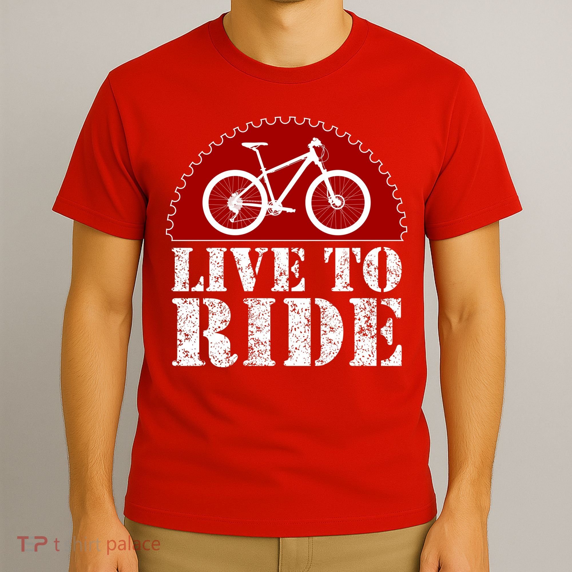 Live To Ride Biking T-Shirt
