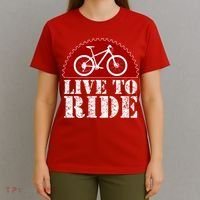 Live To Ride Biking T-Shirt thumb 4
