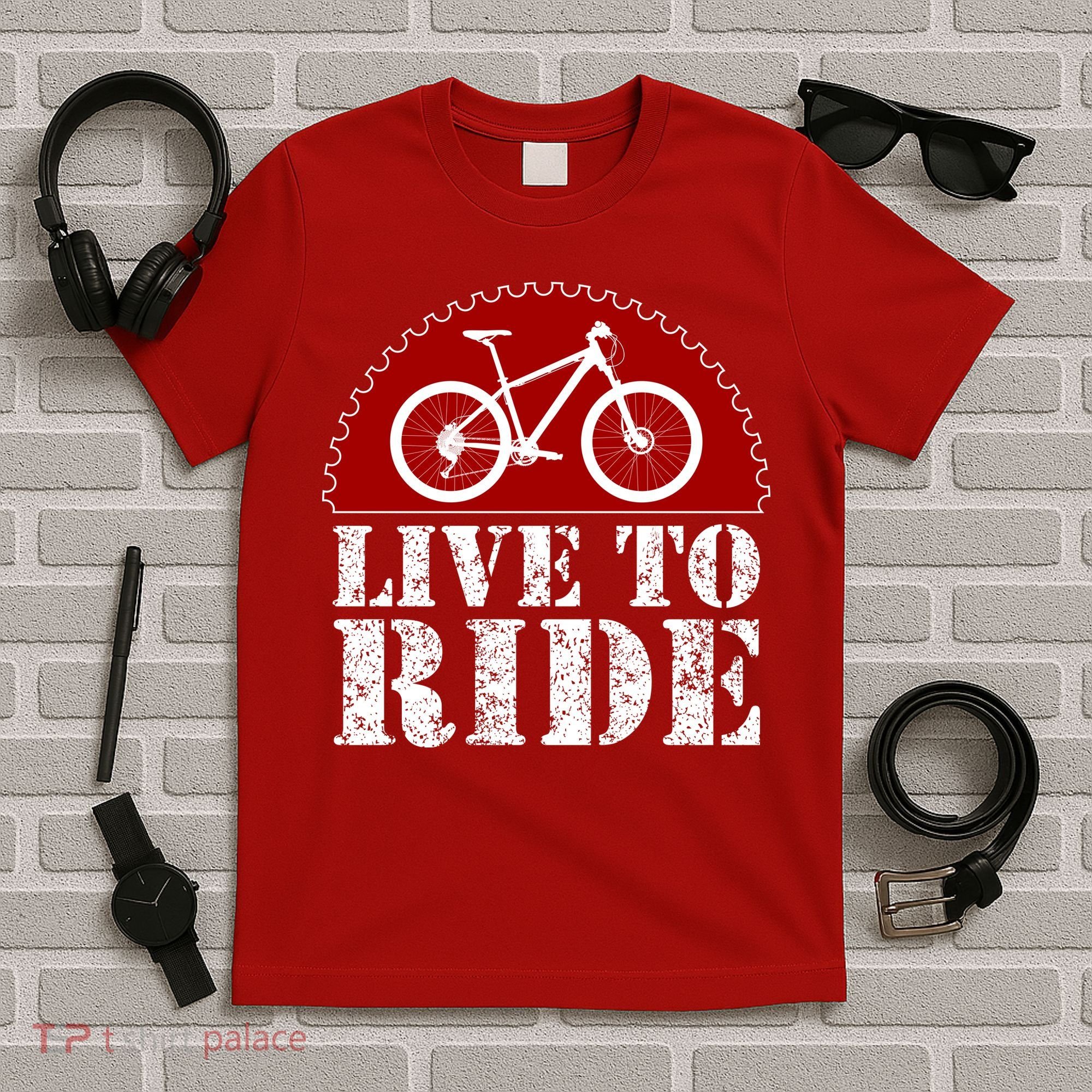 Live To Ride Biking T-Shirt